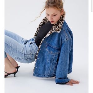 Levi’s Cat Eye oversized denim Reversible Jacket